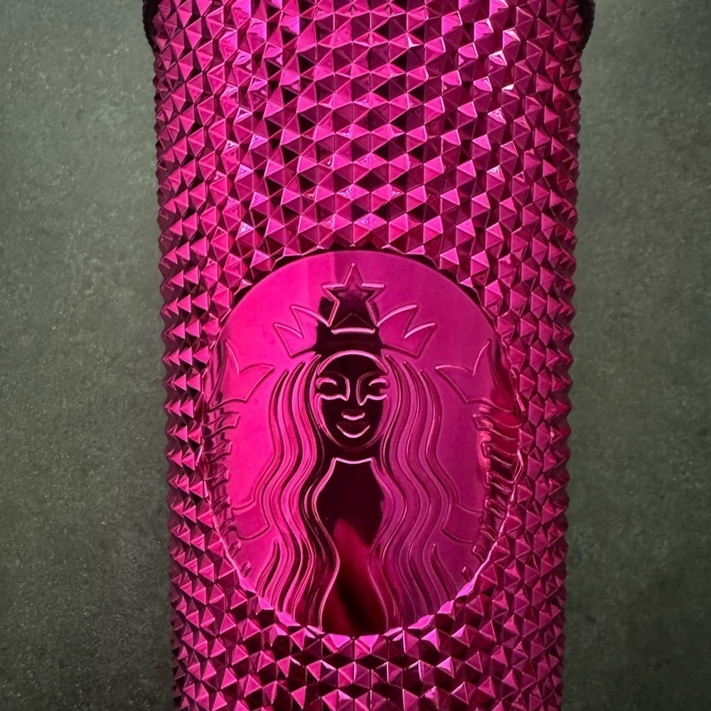 Starbucks Studded Disco Magenta Cup - Picture 3 of 15